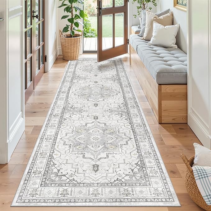 Madane Runner Rug 2'6''x8' Kitchen Runner, Hallway Runner Pri...