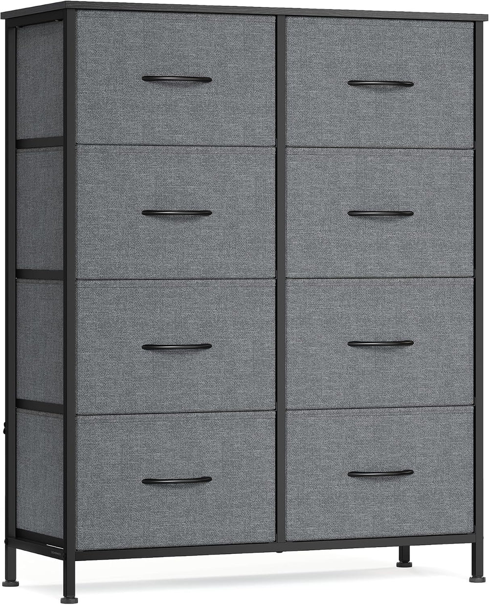 SONGMICS Dresser for Bedroom, Tall Dresser with 8 Fabric Drawers