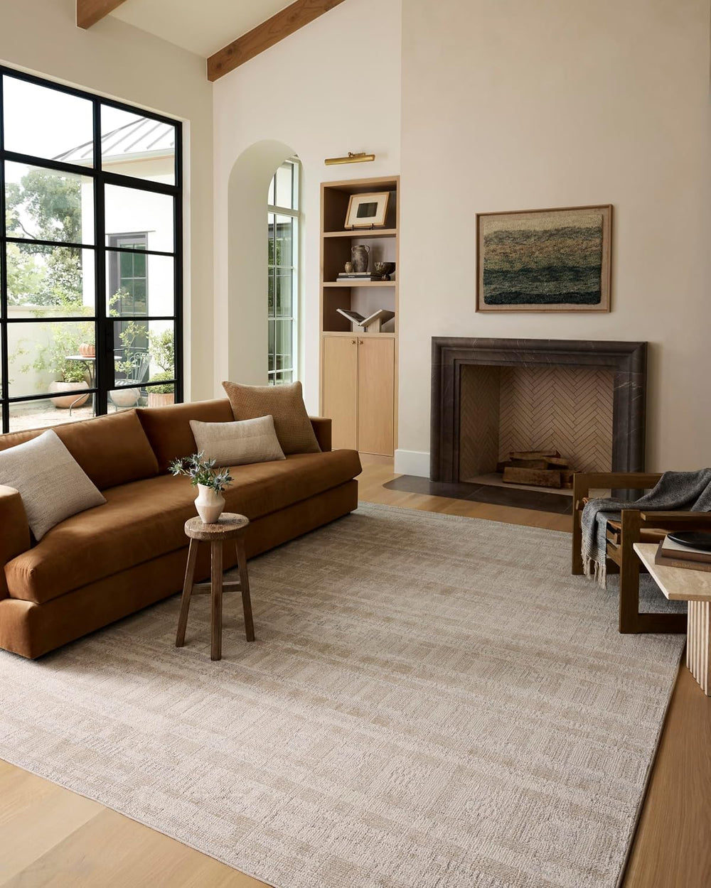 Loloi Roxie Ivory/Natural 7'-10" x 10' Area Rug