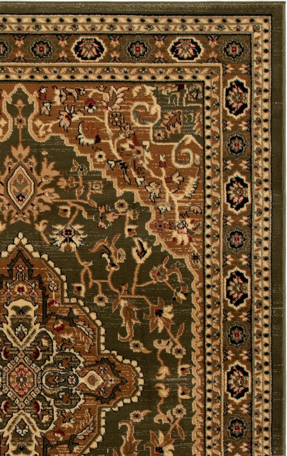 SAFAVIEH Lyndhurst Accent Rug 4x6, Traditional Green LNH338Y