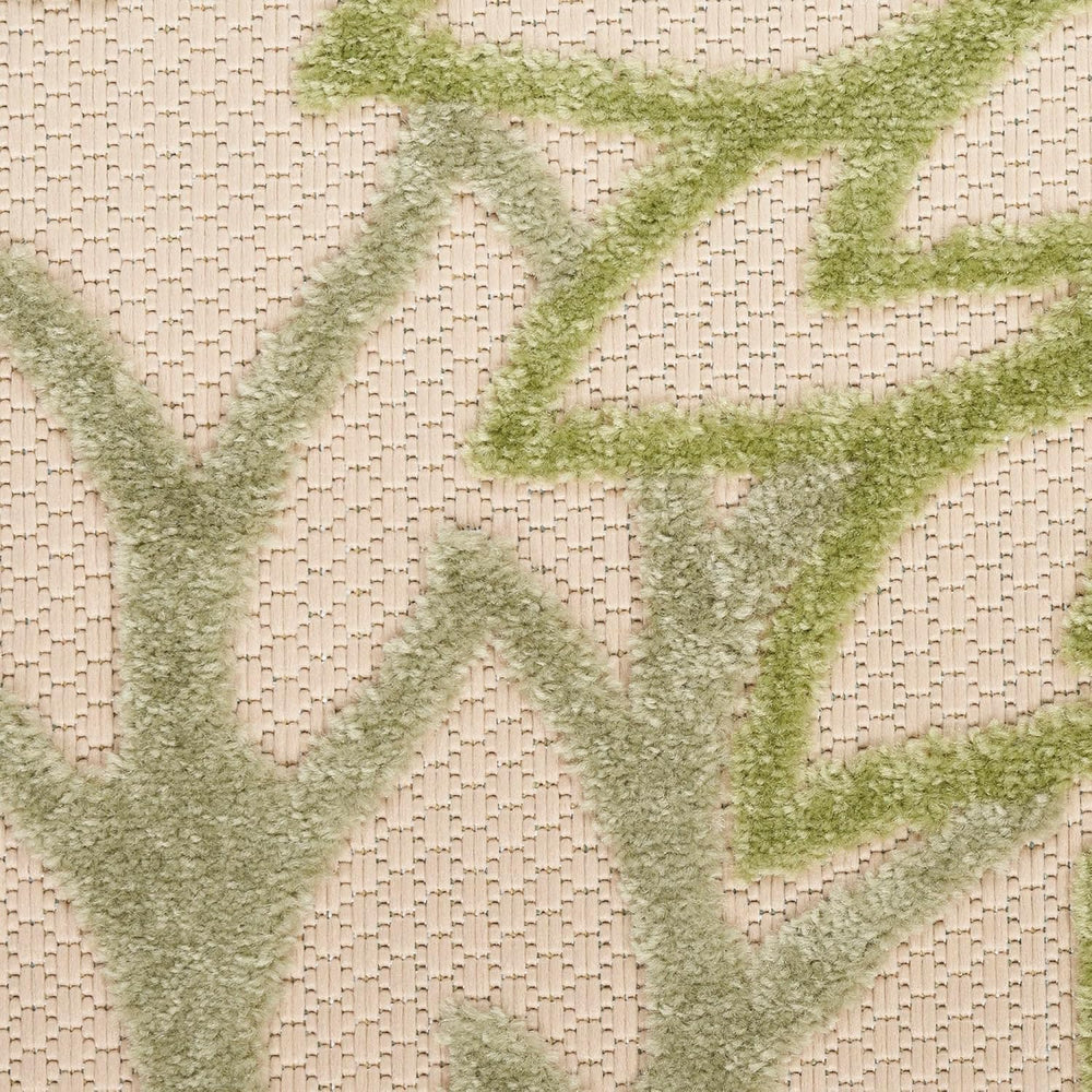 Nourison Home Aloha Indoor/Outdoor Ivory Green 7'10" x 10'6"...