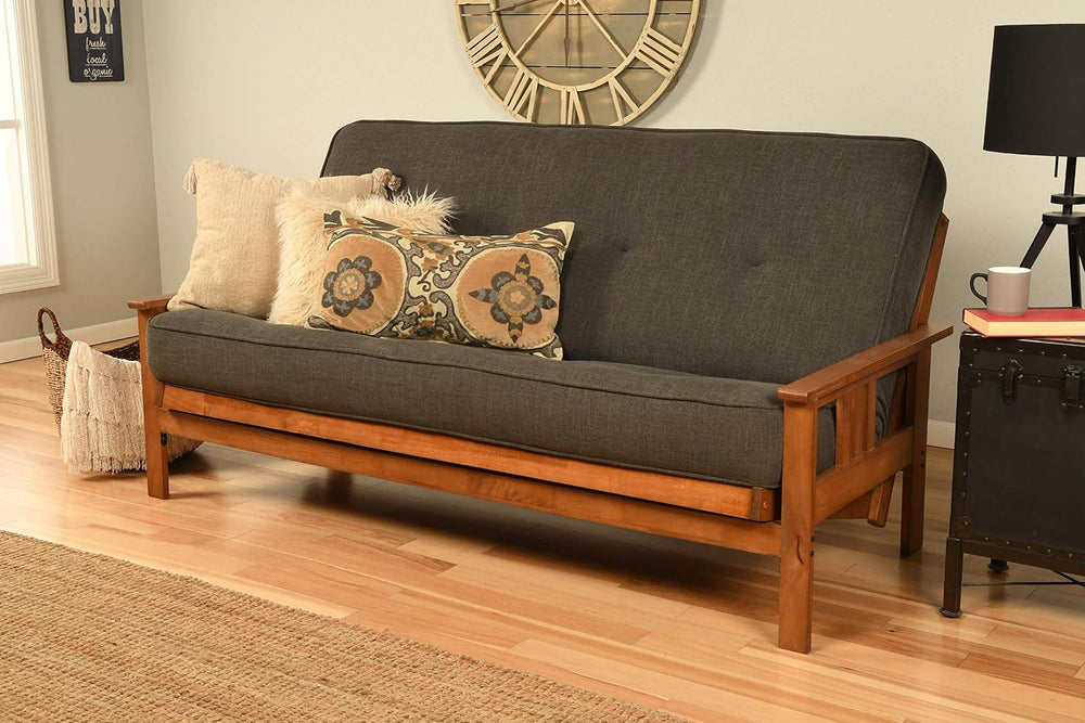 Kodiak Furniture Monterey Barbados Brown Futon Set, Full-size, No Drawers, Li...