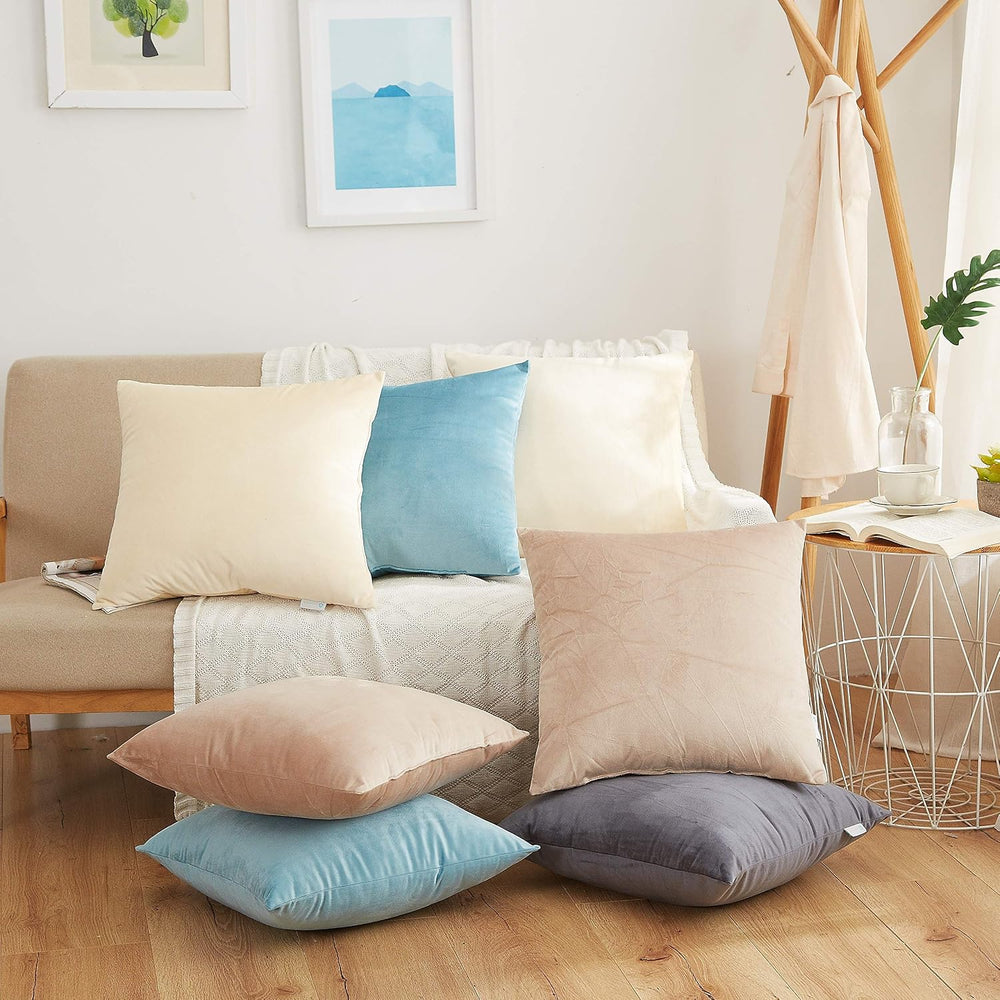 Acanva Throw Pillow Inserts, Euro Sham Form Stuffer with Premium Polyester Mi...