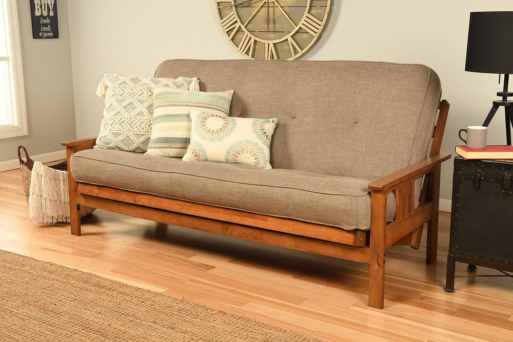 Kodiak Furniture Monterey Futon Set, No Drawers, with Barbados Base and Linen...