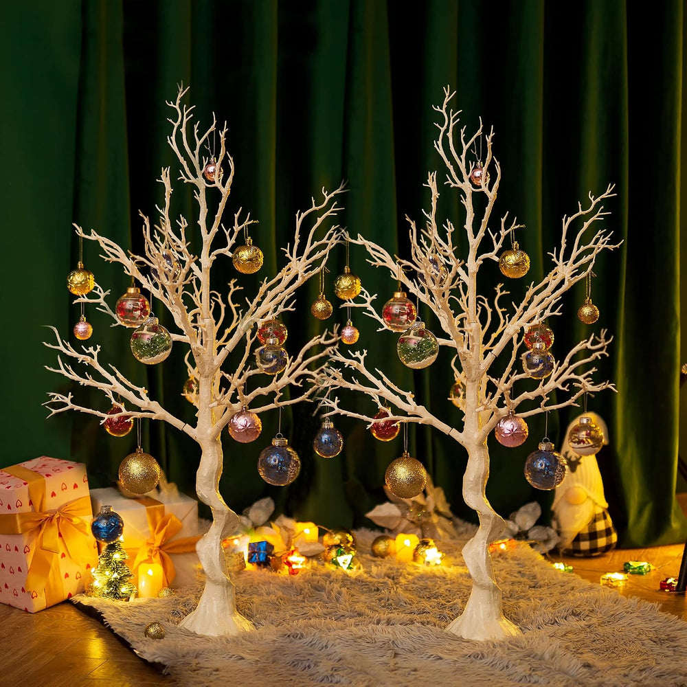 Sziqiqi White Artificial Trees for Wedding Party Decoration Fake Tree Indoor ...