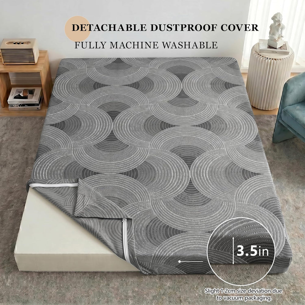 Japanese Floor Mattress,3.5" Thicken Futon Mattress Tatami Mat Full