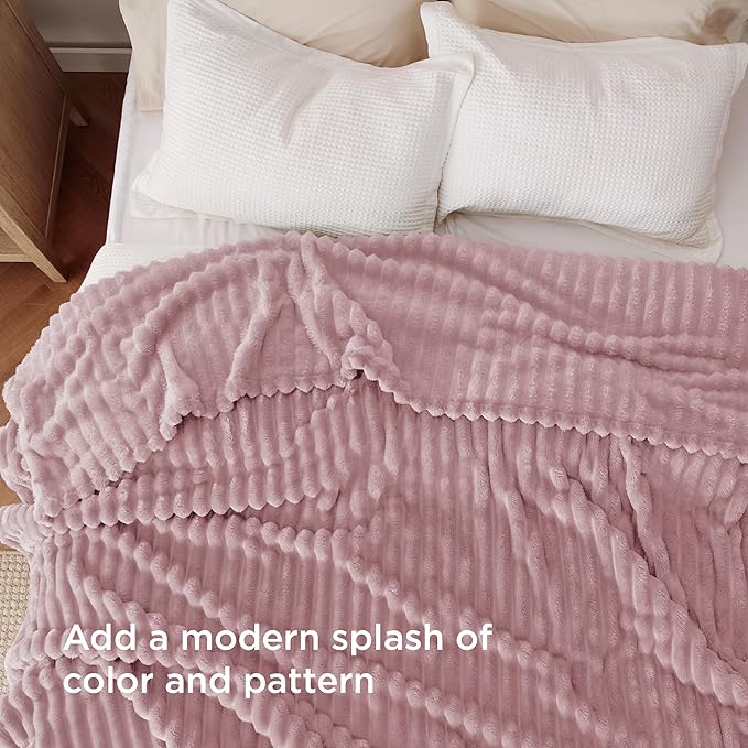 Bedsure GentleSoft Pink Full Blanket