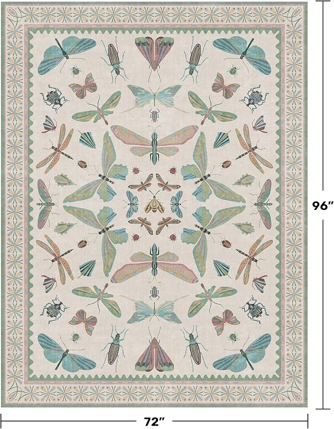 Green and Blue Rugs for Bedroom