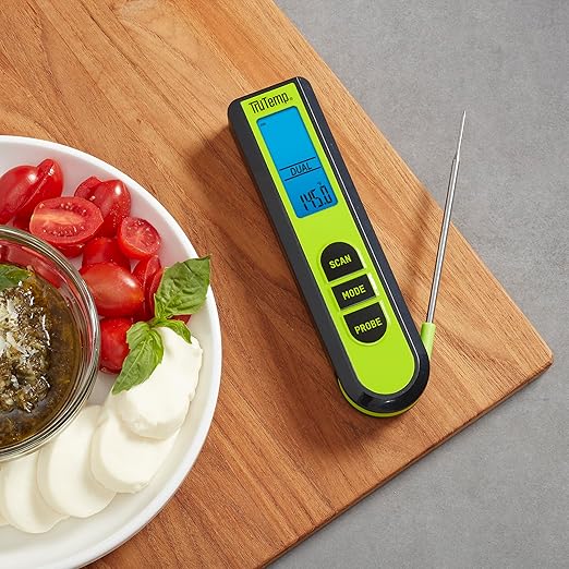 Taylor TruTemp Dual Instant Read Infrared Meat and Food Thermometer, Digital