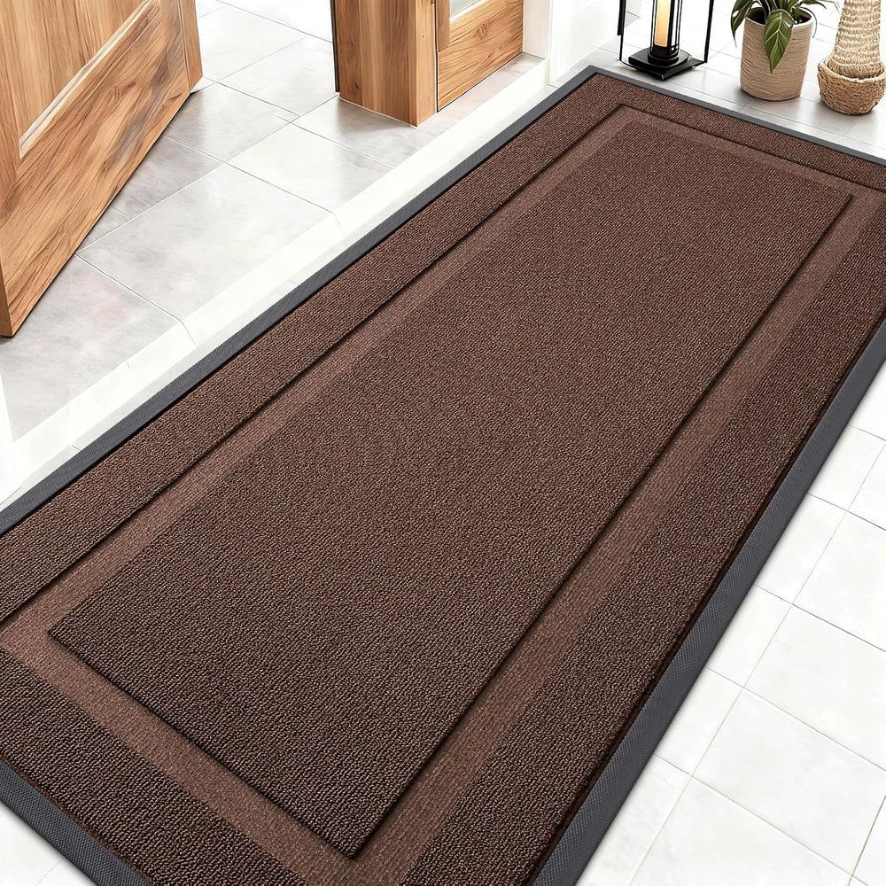 OLANLY Front Door Mat Indoor Outdoor Entrance, Waterproof All-Season,