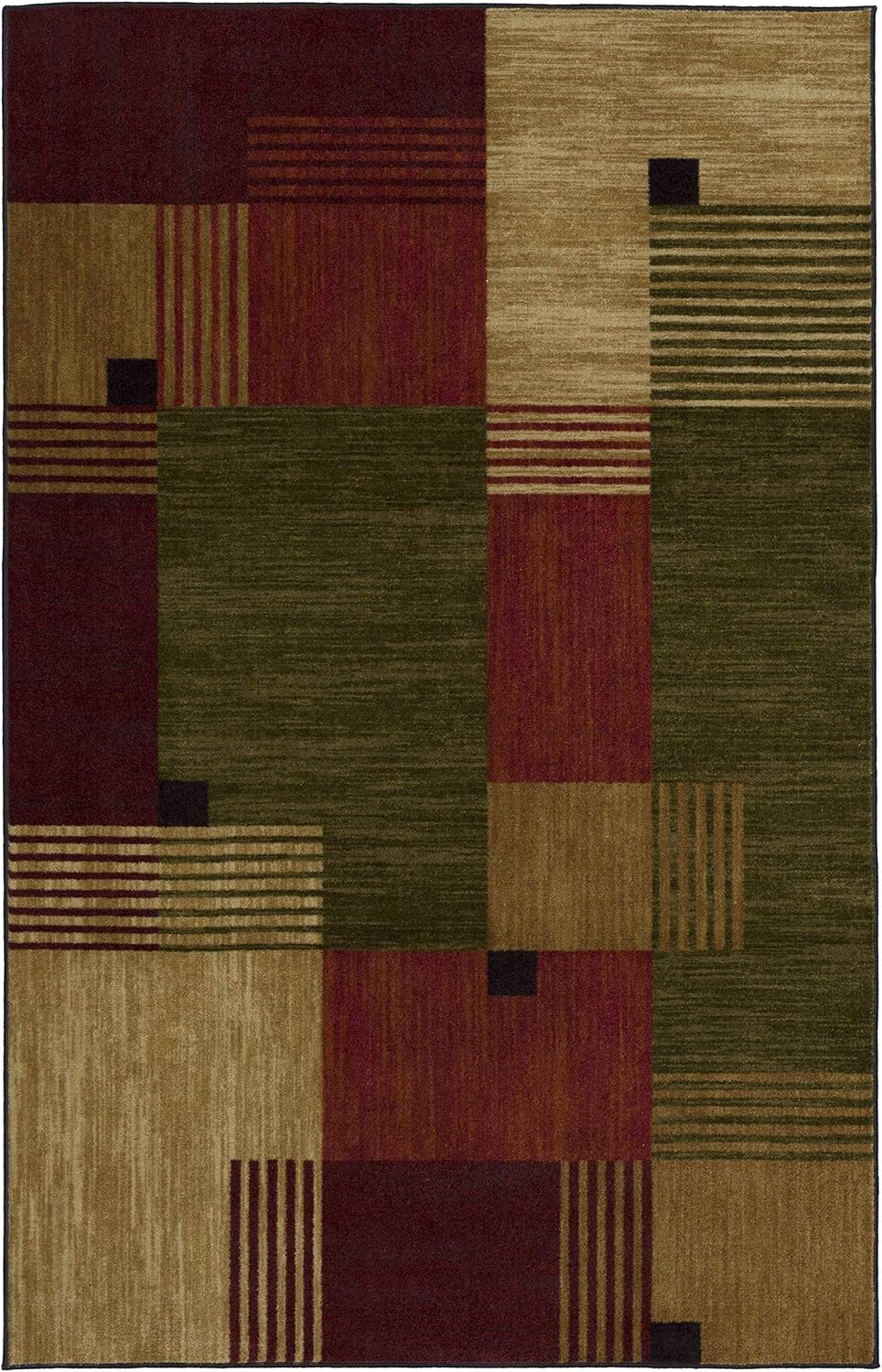 Mohawk Home Alliance Modern Geometric 5' x 8' Area Rug - Red - Perfec...