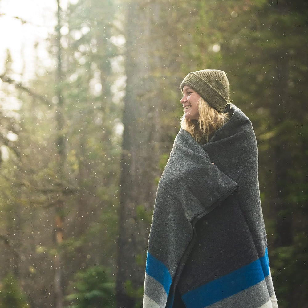 Arcturus Rainier Wool Blanket - Warm, Heavy, Washable, Bed Blanket | Great fo...