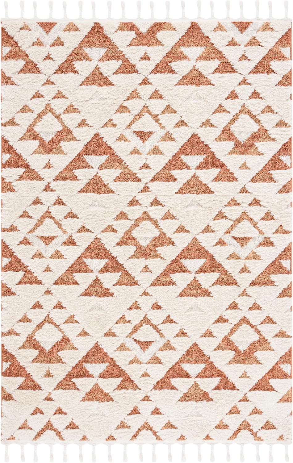 SAFAVIEH Moroccan Tassel Shag Collection Area Rug - 5'3" x 7'6&q...