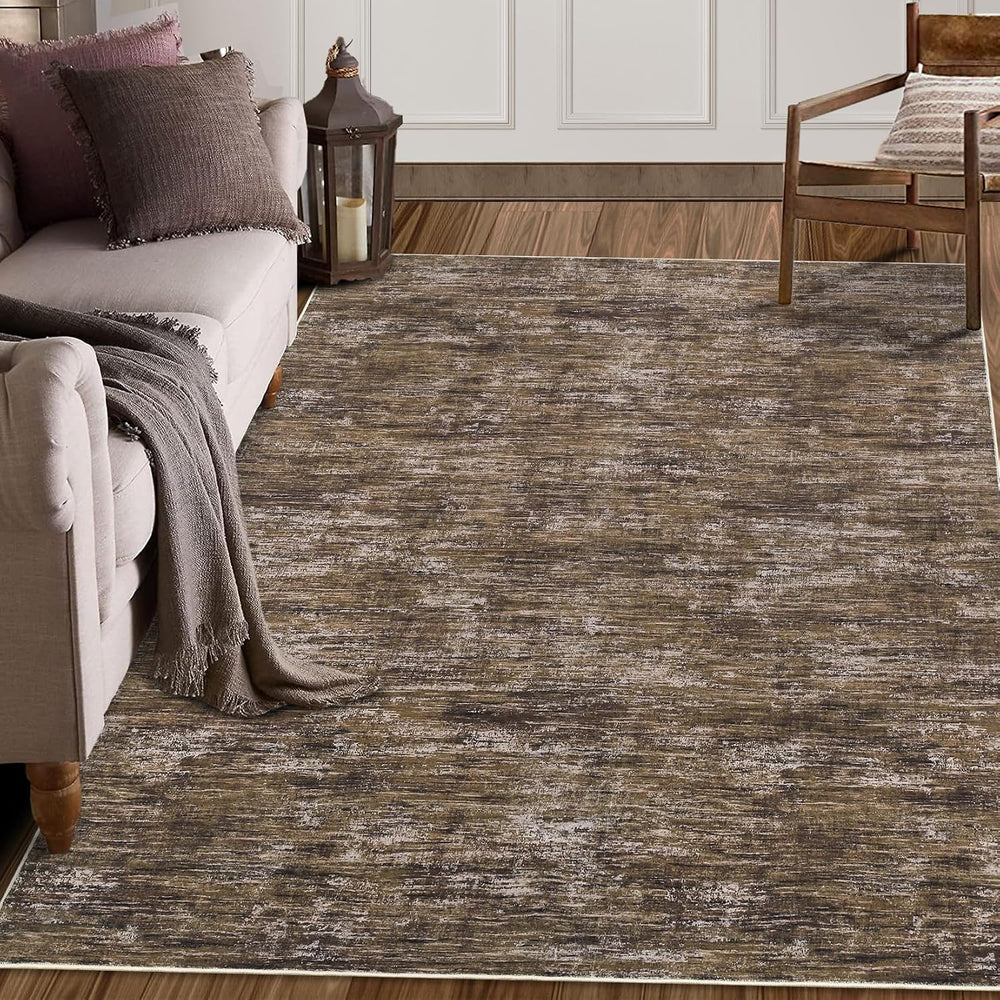 RUGSREAL 6x9 Large Bedroom Area Rug Soft Modern Area Rug for Living Room Non-...