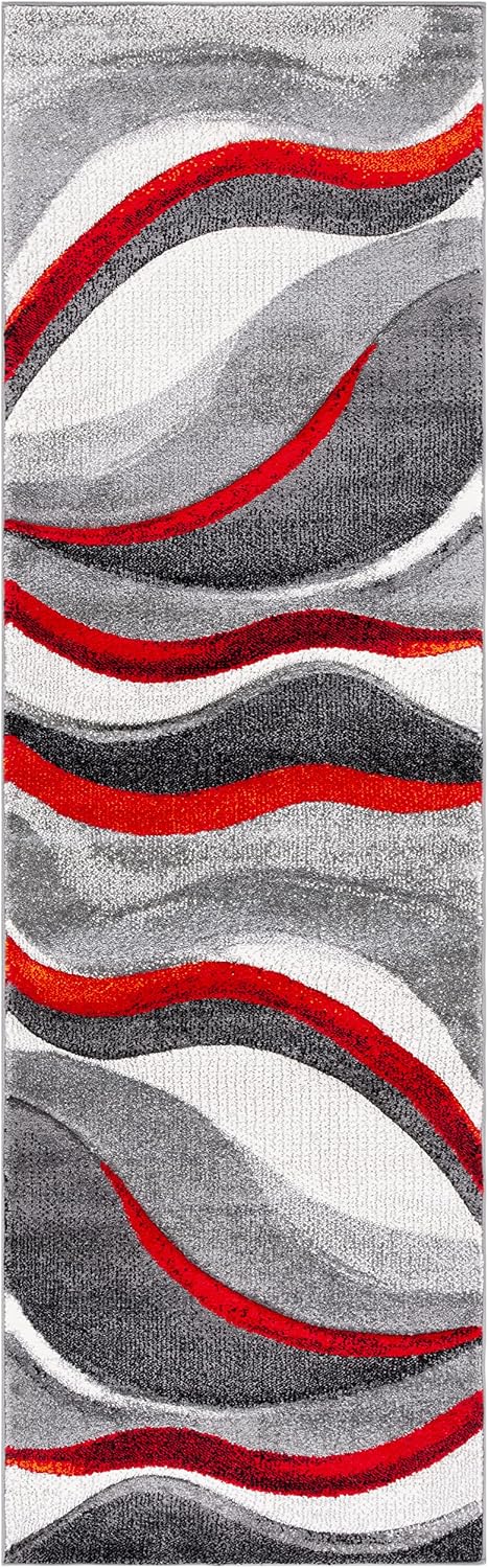 SAFAVIEH Hollywood Collection Runner Rug - 2'3" x 8', Grey &...