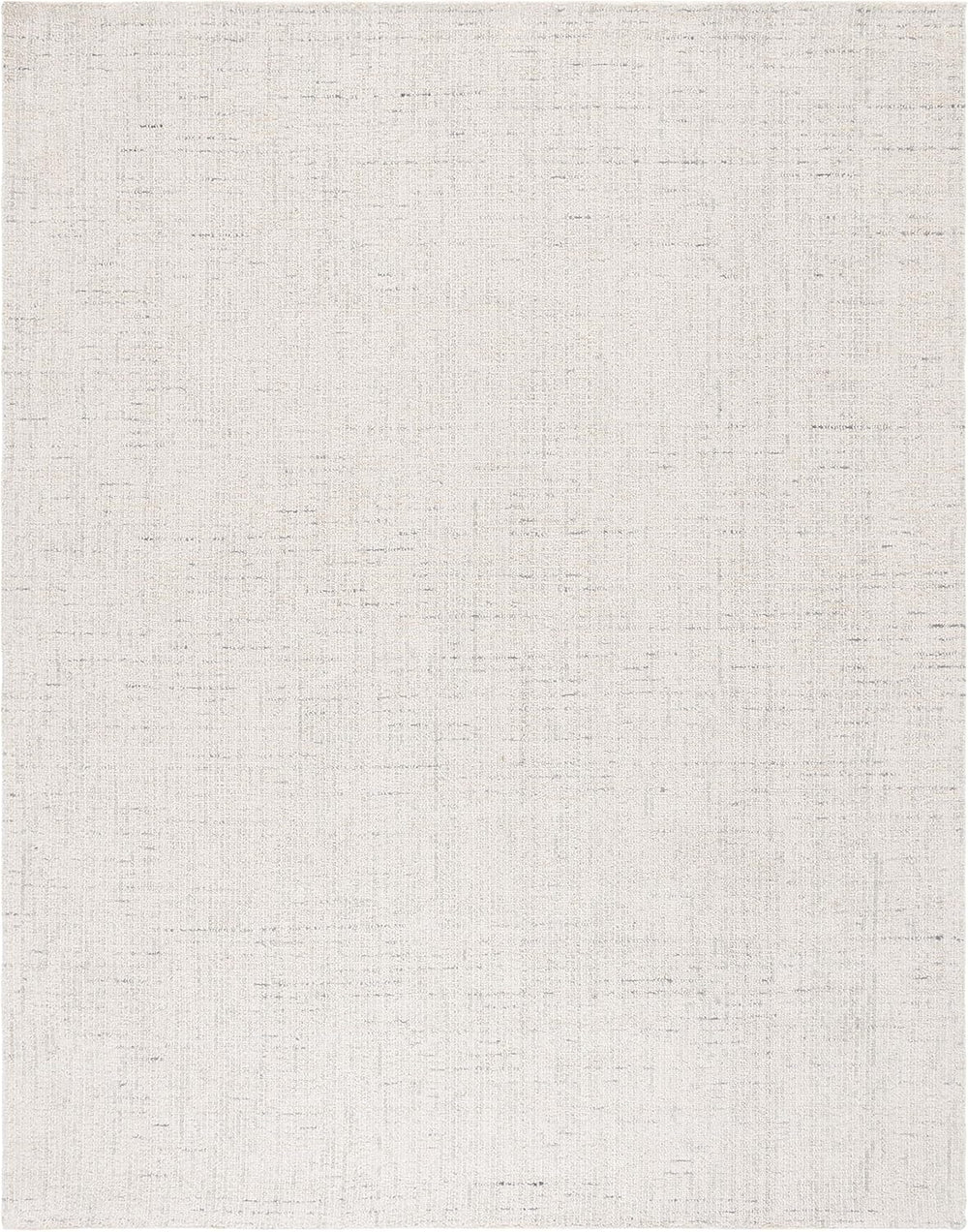 SAFAVIEH Abstract Area Rug 10x14, Wool Handmade Ivory & Light Grey ABT468K