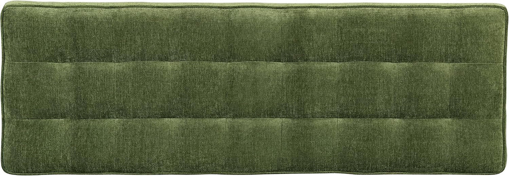 Poly & BARK Luca Fabric Bench – Tufted Upholstered Entryway or Bedroom Be...