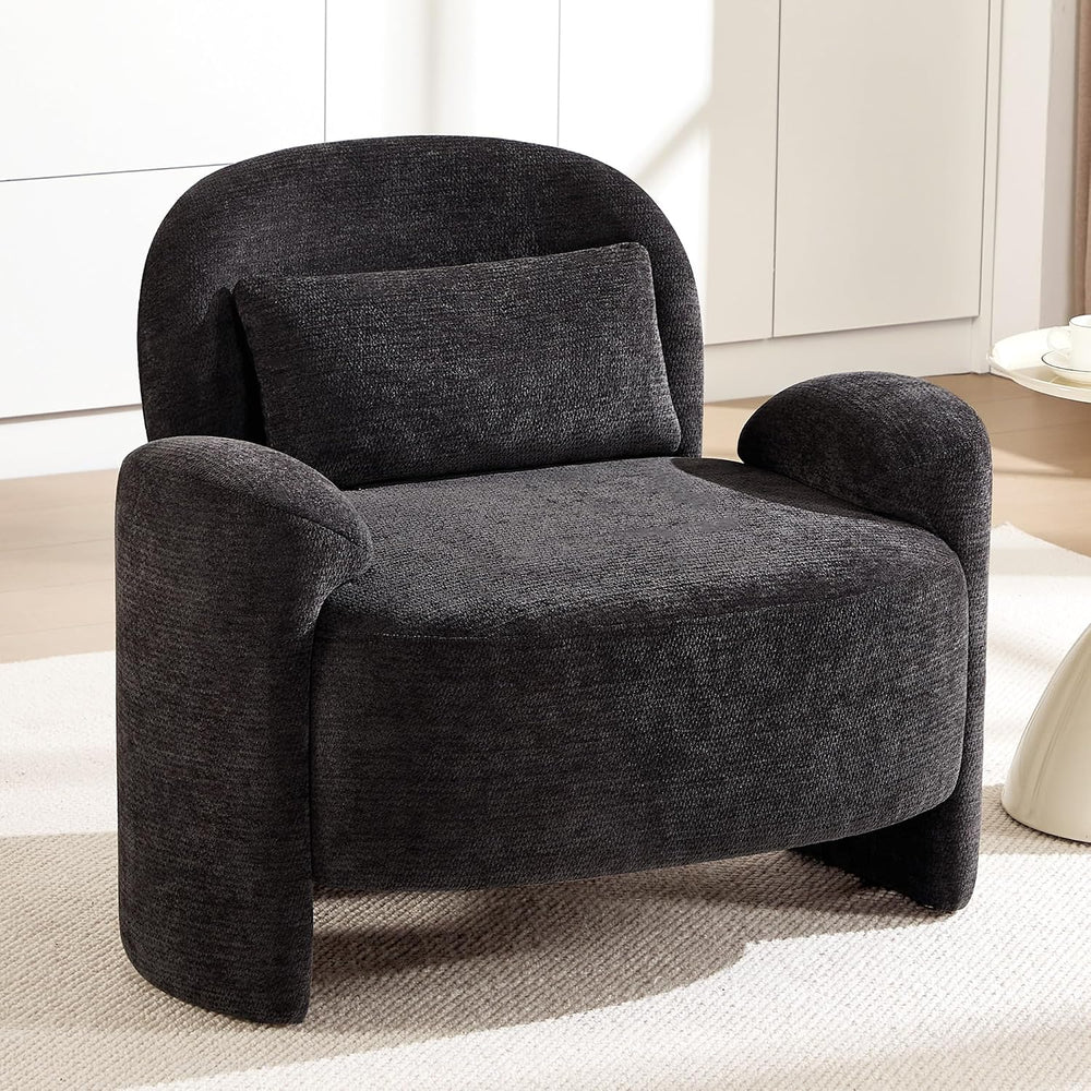 Accent Chair for Living Room, Modern Chenille Fabric Lounge Reading Sofa Chai...