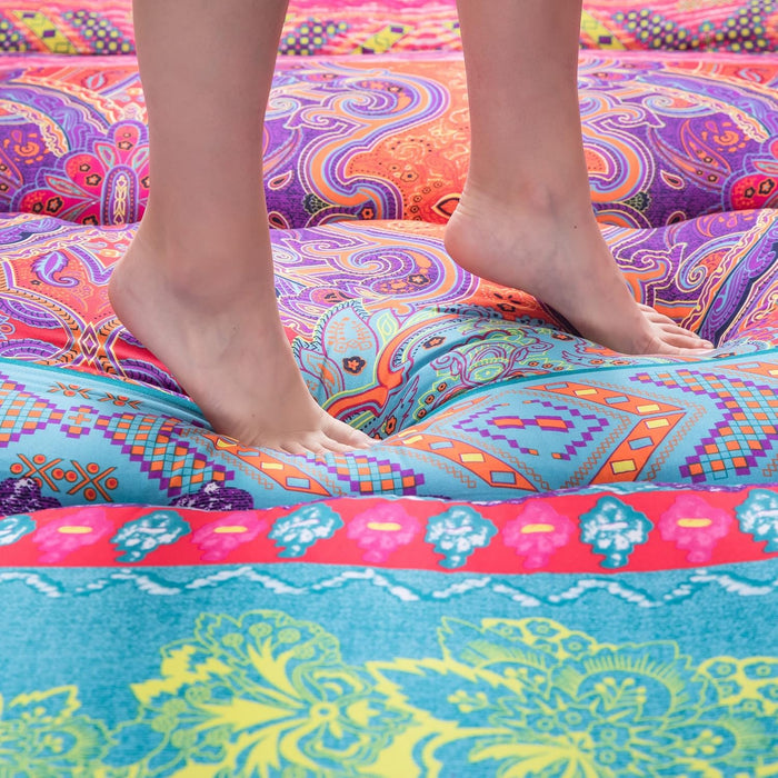 MAXYOYO Japanese Floor Mattress 4" Thick Twin Size Foldable Futon Mattress