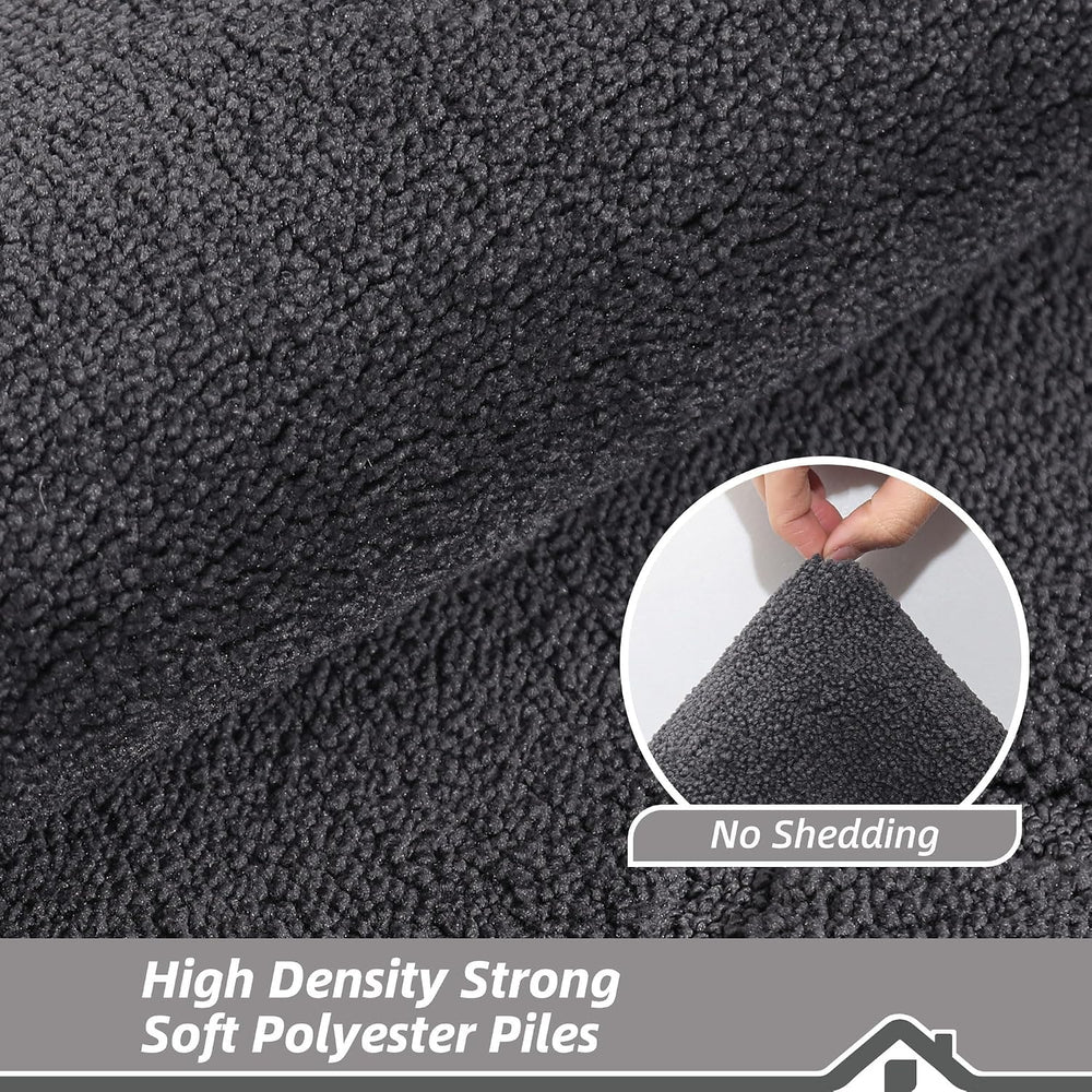 BEQHAUSE Door Mat 32" x 48", Non-Slip Door Mats Indoor Washable, Da...