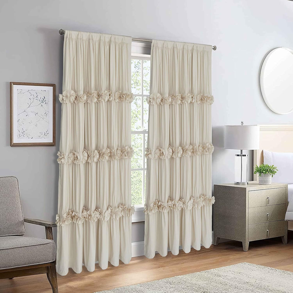 Thermal Insulated Window Curtains, 54" W x 84" L (Pair)