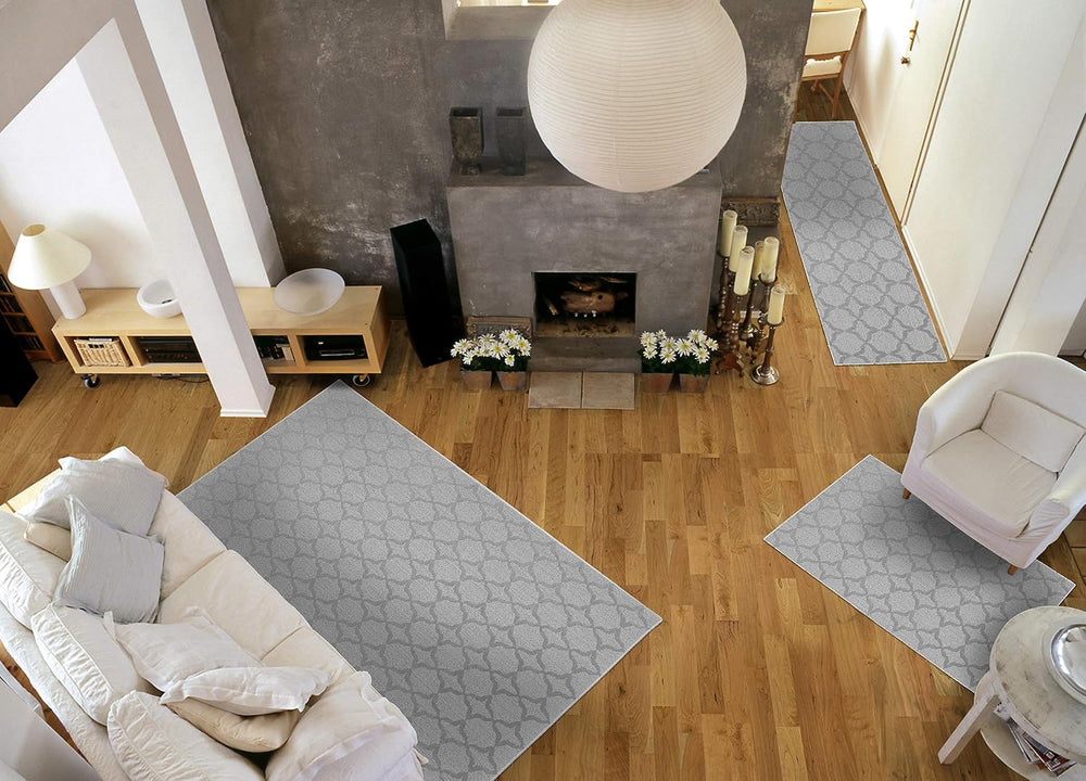Garland Rug Sparta Non Slip Polypropylene 3-Piece Set (5'x7', 3'x...
