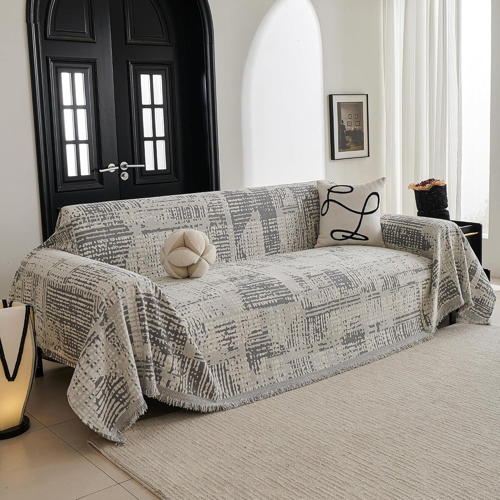 MYSKY HOME Boho Sofa Covers, Couch Covers