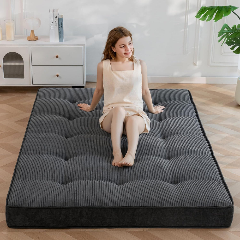 MAXYOYO 6" Extra Thick Japanese Floor Mattress Full Size Futon Mattress
