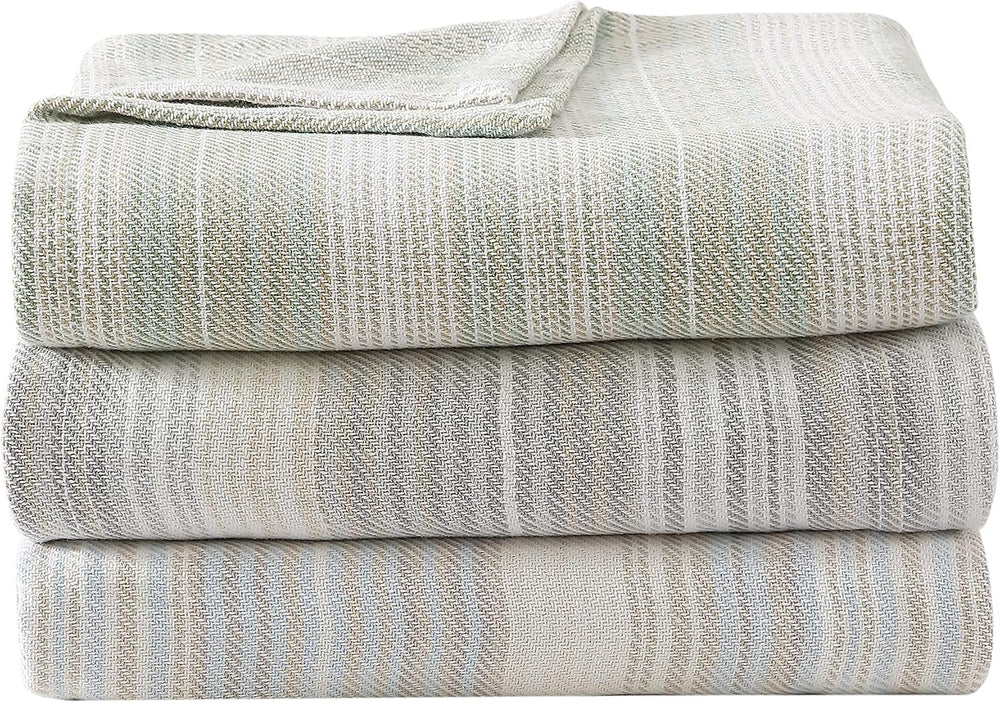 Tommy Bahama - Soft Queen Size Blanket for Bed & Couch, Cozy Bedding