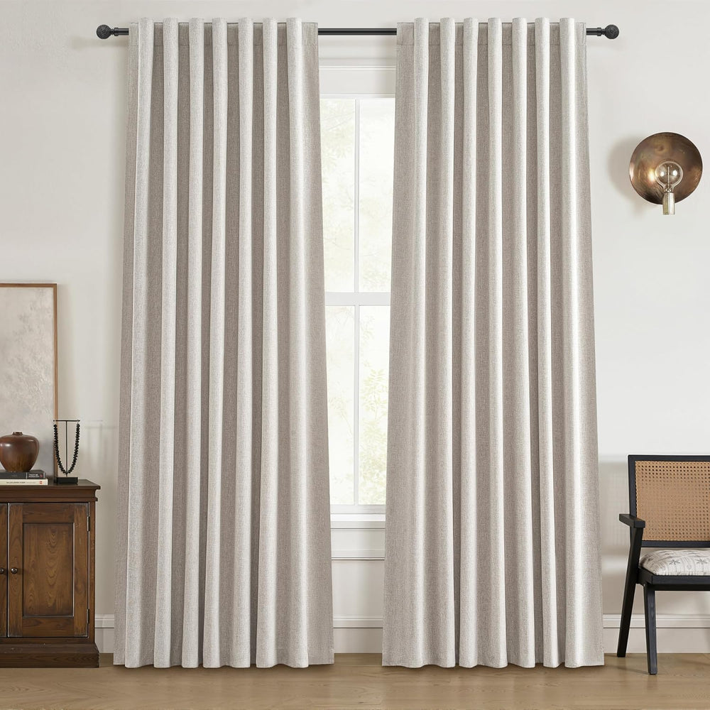 drapes 96 inches long 2 panels blackout curtains 100 percent light blocking