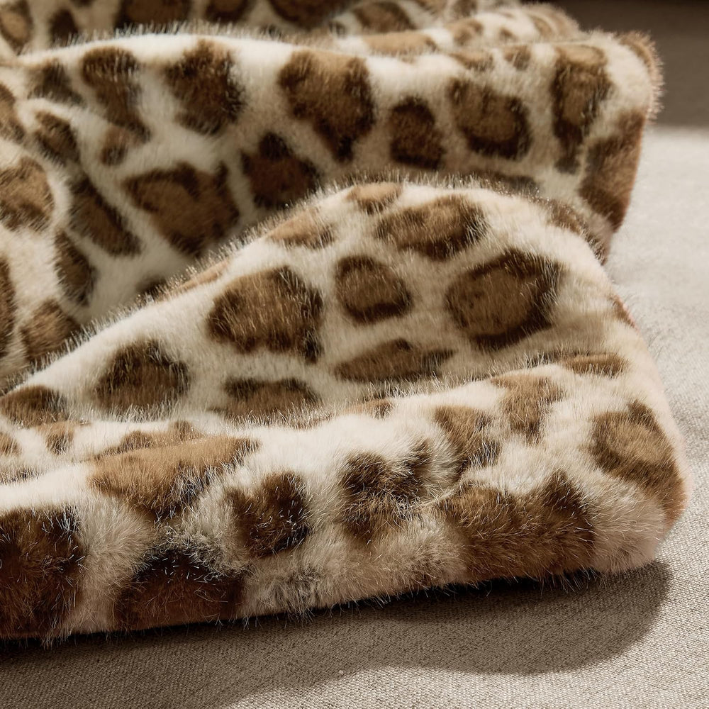 Luxury Faux Fur Heated Blanket Electric Twin