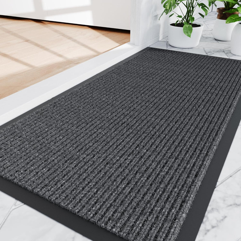 Amyracel Front Door Mat, Heavy Duty Waterproof Indoor Outdoor Doormat 3'x...