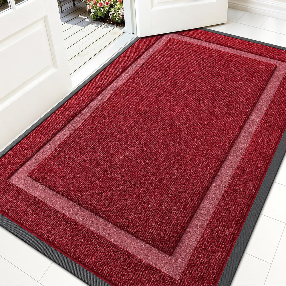 OLANLY Front Door Mat Indoor Outdoor Entrance, Waterproof All-Season,