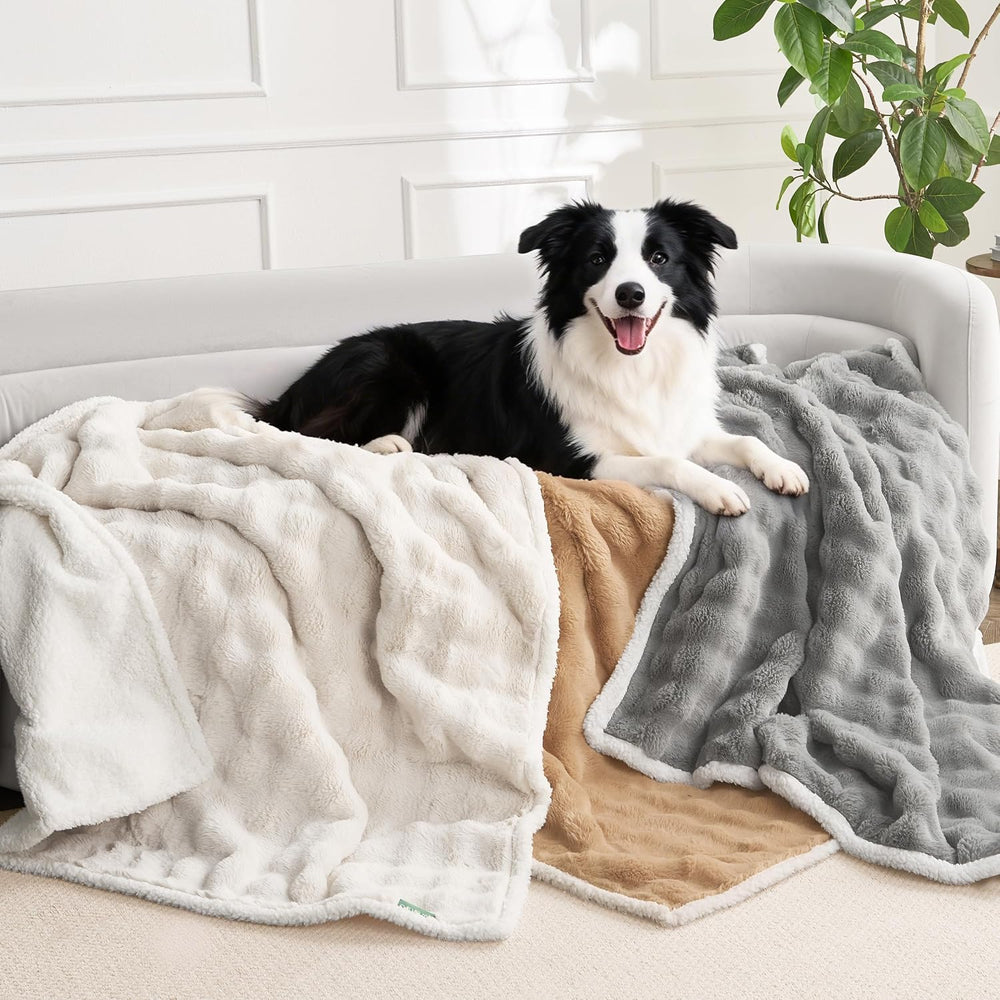Soft Cozy Waterproof Dog Blanket for Large Dogs - Room Decor Pet Throw Blanke...