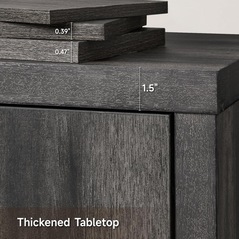 ONBRILL Buffet Cabinet with Storage, 63" Sideboard Cabinet with 4 Doors ...