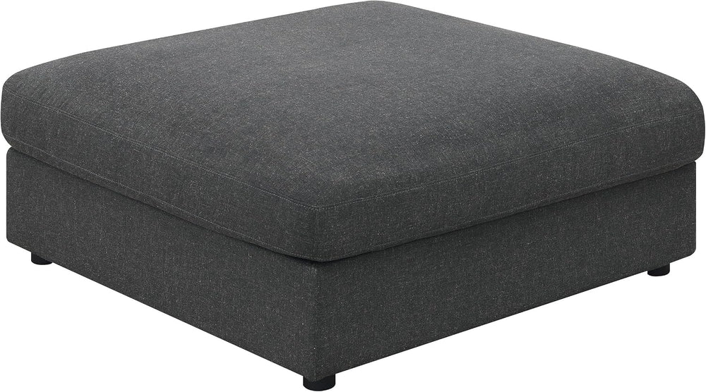 Coaster Home Furnishings - Serene - Fabric - Upholstered Square Ottoman with ...