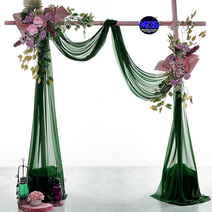 MDS Halloween Chiffon Draping Fabric - 1 Panel, 30" Wide x 40ft Long - S...