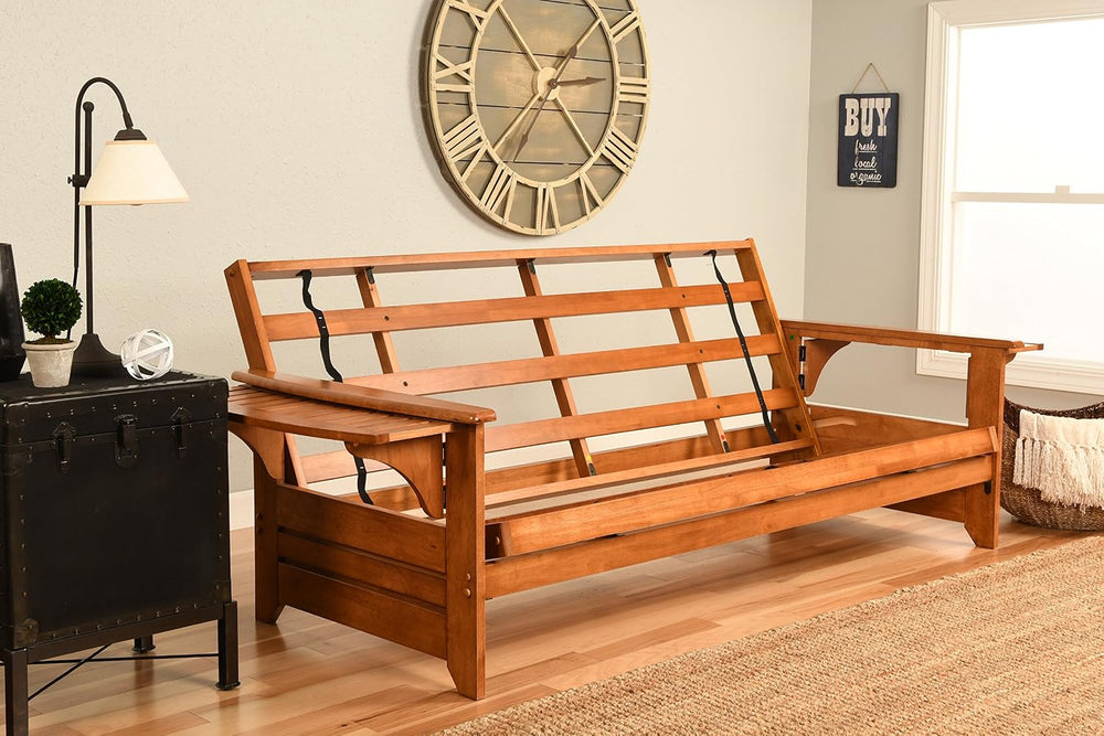 KODIAK FURNITURE Phoenix Futon Sofa in Barbados Finish