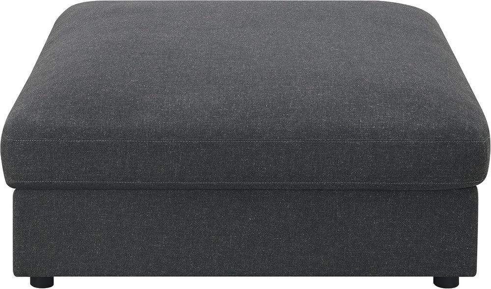 Coaster Home Furnishings - Serene - Fabric - Upholstered Square Ottoman with ...