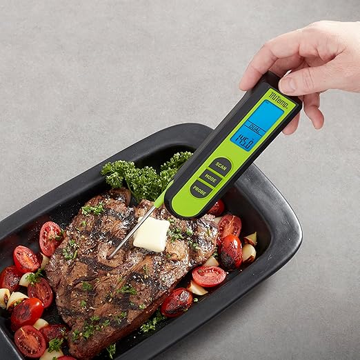 Taylor TruTemp Dual Instant Read Infrared Meat and Food Thermometer, Digital