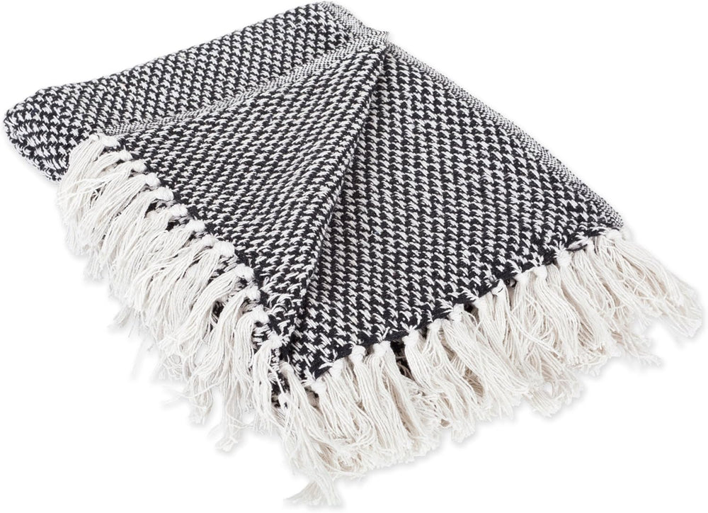 DII 100% Cotton Basket Weave Throw for Indoor/Outdoor Use Camping Bbq's B...