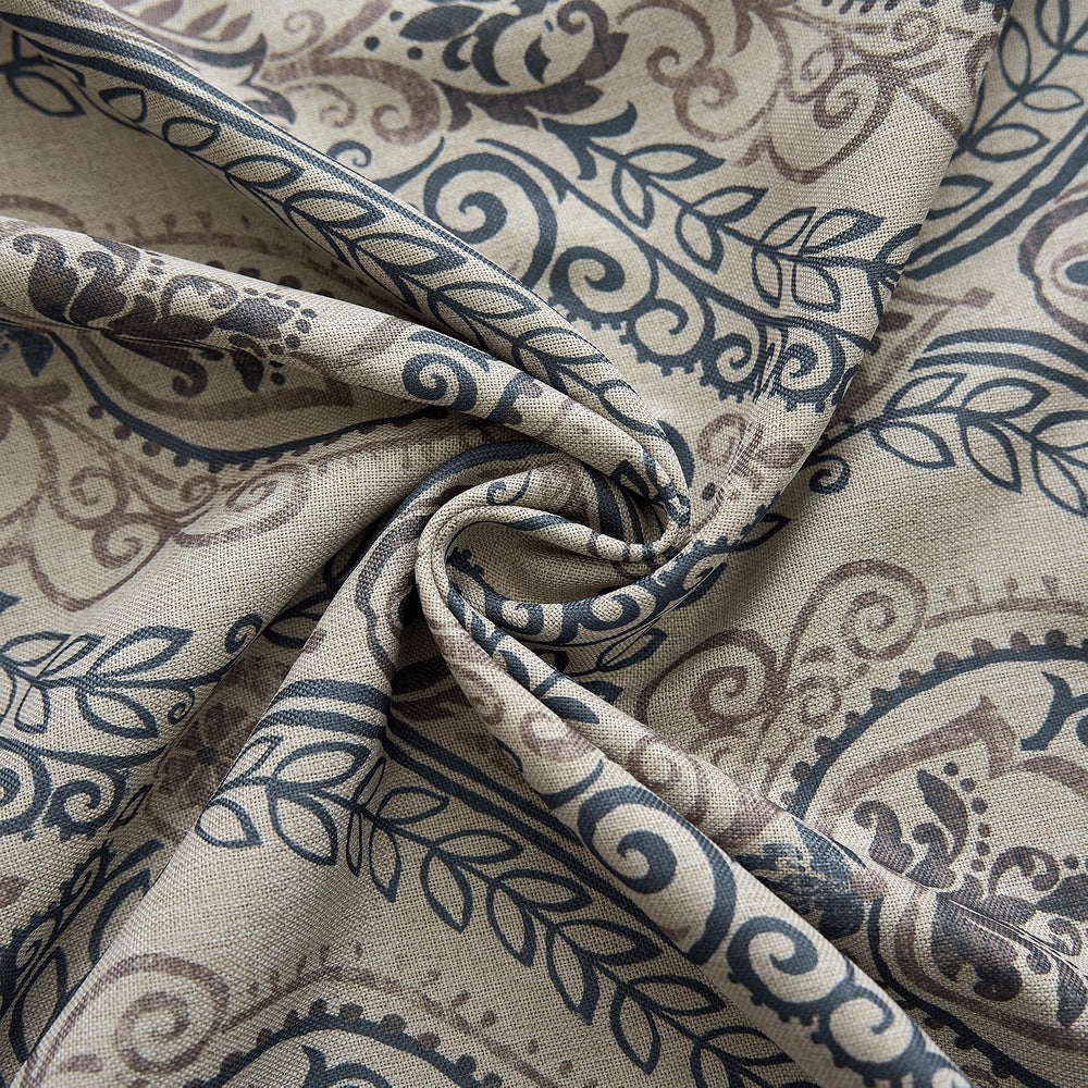 jinchan Curtains for Living Room Darkening 96 Inches Long, Medallion Drapes f...