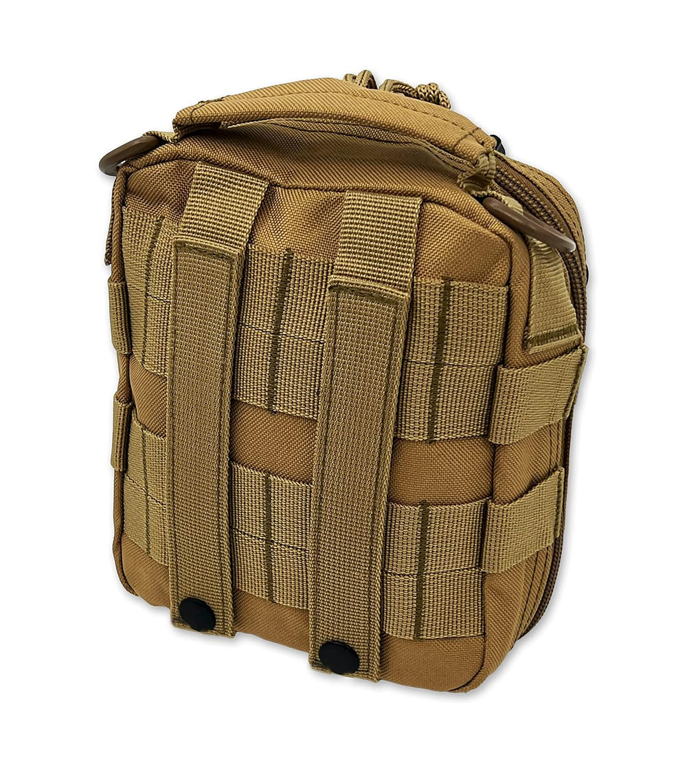 Lightning X Gunshot Trauma/Hemorrhage Control Kit in MOLLE IFAK Pouch - TAN