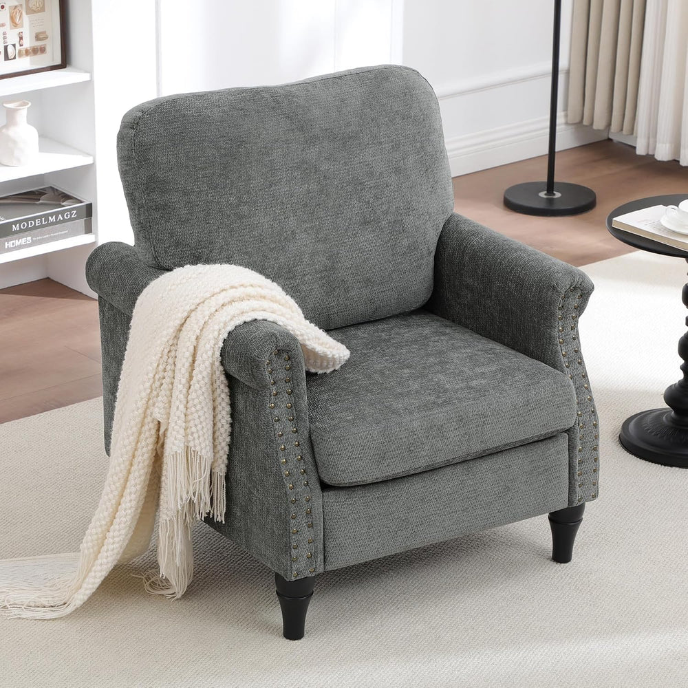 Accent Chair Set of 2 for Living Room Modern Mid Century Reading Chair Armcha...