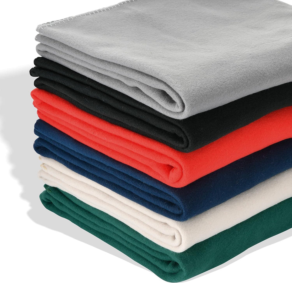 Fleece Throw Blankets Solid Lightweight Warm Soft Cozy Pet-Friendly for Home ...