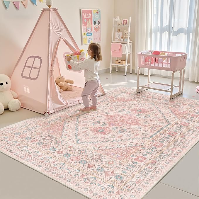 zesthome Pink Rug