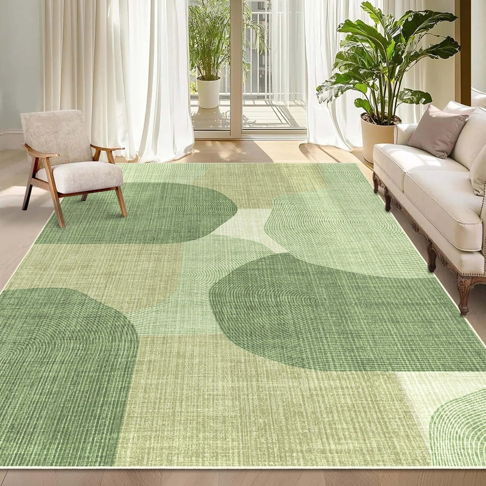 Large Area Rugs 8x10 for Living Room Mid Century Modern Washable