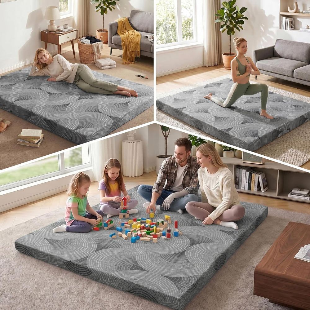 Japanese Floor Mattress,3.5" Thicken Futon Mattress Tatami Mat Full