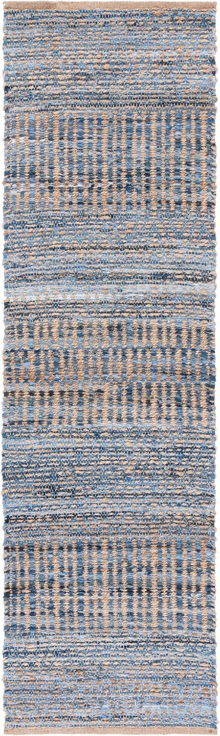 SAFAVIEH Cape Cod Collection Runner Rug - 2'3" x 14', Natural &a...