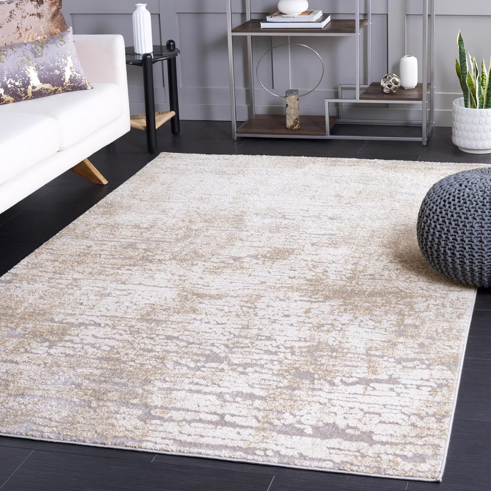 SAFAVIEH Spirit Collection 5'3" x 7'6" Taupe / Ivory SPR126...